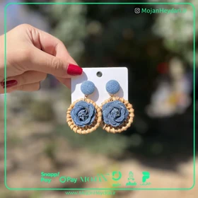 گوشواره حصیری بهار و تابستان کد gh1024