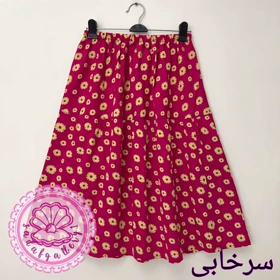 دامن نخی بابونه کوتاه