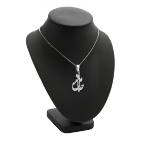 آویز مادرجان ، بچه و زنجیر نقره روز مادر نقره 925