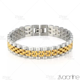 دستبند رولکس بافت وسط باریک 40041