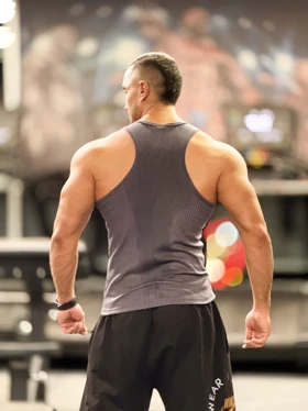 رکابی تنک تاپ طوسی تیره NIKE