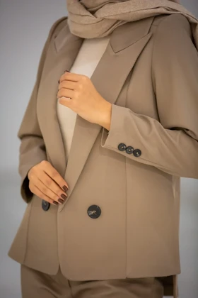 کت زنانه بلدینگ بغل چاک