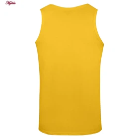 زیرپوش رکابی مردانه ماییلدا مدل پنبه‌ای خردلی کد 4712