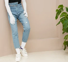 شلوارجین دخترونه9534 ZARA