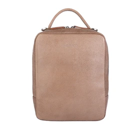 کیف دوشی چرم بزرگ 0023 (نسکافه ای)