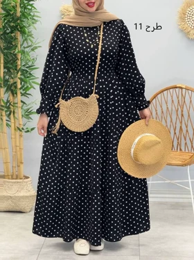 3357-پیراهن بلند پاریس