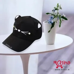 کلاه کپ دخترانه اسپرت مدل میو گوش دار