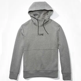 هودی مردانه امریکن ایگل طوسی - American Eagle Active 24/7 Hoodie Grey