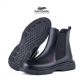 نیم بوت زنانه چرم اسپرت کد 2022002