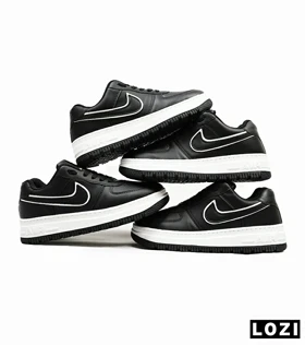 کفش کتانی بزرگ پا مشکی سفید نایک NIKE AIR FORCE