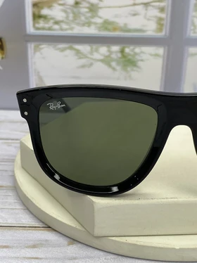عینک آفتابی Ray-Ban Reverse مدل RB R0501S مشکی UV400، فریم کائوچو استات، مناسب صورت بزرگ
