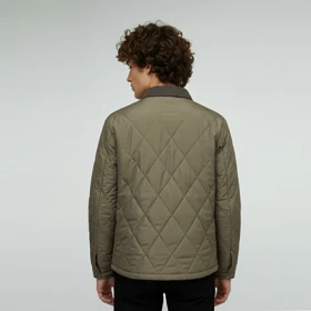 کاپشن طرح لوزی یقه کبریتی 88300