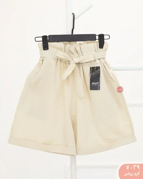 شلوارک لینن 7039