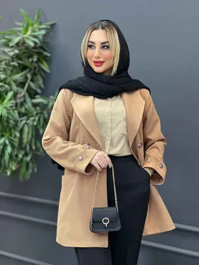 مانتو چهار دکمه آستین دو دکمه