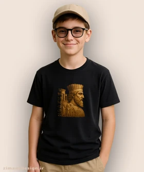 تیشرت بچگانه اصیل ایرانی طرح داریوش بزرگ کد 1002