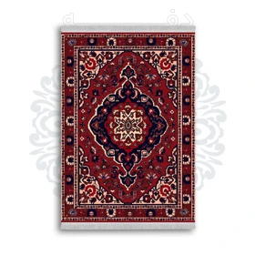 *جدید* فرشینه از جنس پارچه شانل مخمل ترک طرح فانتزی برند دفه کد 139