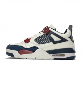 کفش روزمره نایک جردن 4 سفید سرمه ای