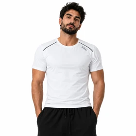 تیشرت اسپرت ورکس سی سو مدل CN-Sisu-26055 سفید