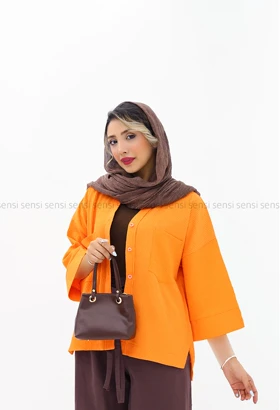 شومیز اطلس یقه vکد1004056