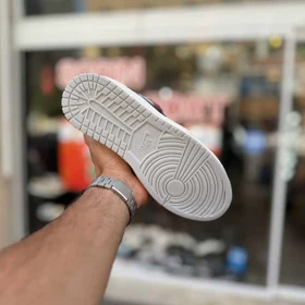 کتانی ایرجردن 1 زرشکی سفید کد 6696