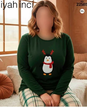 بلوز شلوار بیگ سایز زنانه میسنزا کد 22585