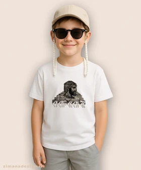 تیشرت بچگانه اصیل ایرانی طرح کوروش بزرگ کد 1005