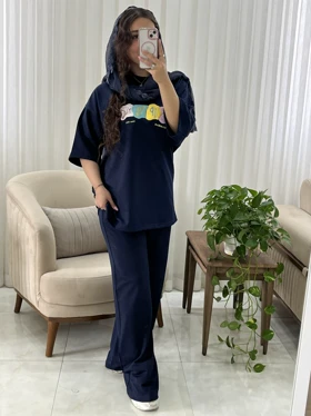 ست زنانه و دخترانه اسپرت تابستانه کد 615