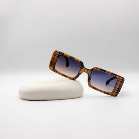 عینک آفتابی زنانه بربری Burberry مدل 23003 (بربری / هایلایت)