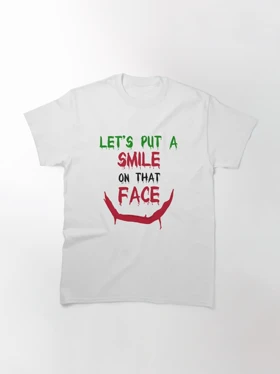 تیشرت کلاسیک جوکر تیشرت CLASSIC Joker طرح Joker smile
