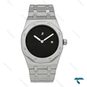 ساعت AP مردانه سیلور صفحه مشکی مهندسی AP-7992-G