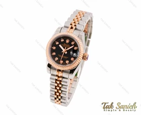 ساعت رولکس زنانه دیت جاست سایز کوچک مدل Rolex-2862-L