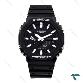 جیشاک GA-2100 مردانه مشکی ایندکس سفید Casio-5970-G