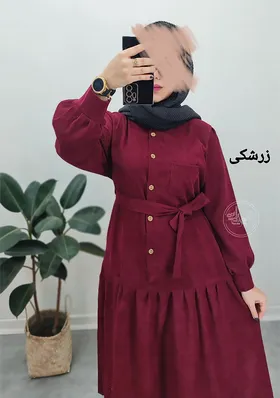 پیراهن مانتویی ساتیا