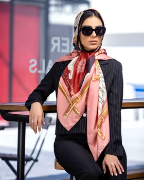 روسری ساتن