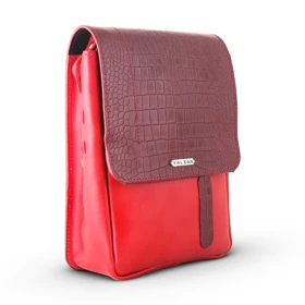 کیف دوشی چرم یلسان مدل ماهان کد 010-PRM