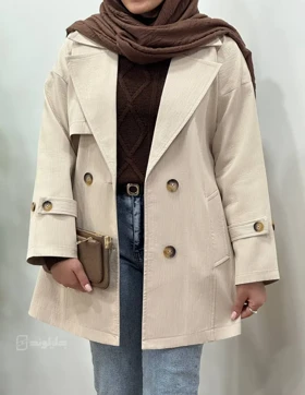 ترنچ کت پاییزه مه سیما