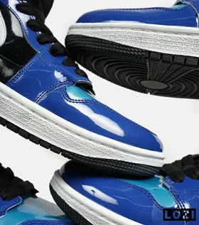 کتانی ساق‌دار زنانه و مردانه آبی مشکی قهوه ای Nike air jordan 1