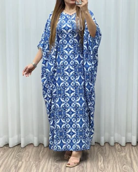 عبایی خشت بوگاتی قواره دار 7468 (آبی)