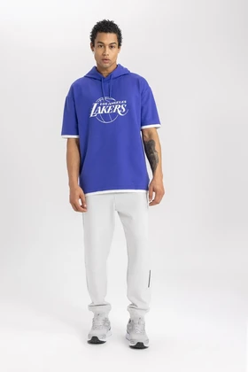 تیشرت کاپشن با سایز بزرگ Nba Los Angeles Lakers Fit B3895AX24SP