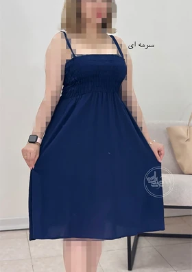 پیراهن نخی ساده