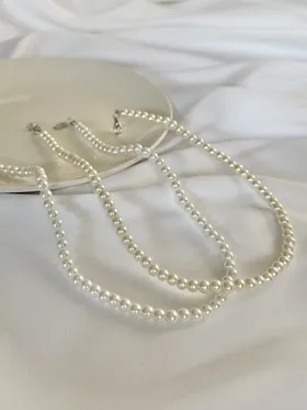 ست گردنبند و دستبند مرواریدی