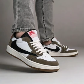 نایک ایر جردن 1 بدون ساق تراویس اسکات ویزون ( Nike Air Jordan 1 Low Travis Scott TD)
