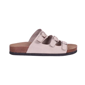 صندل زنانه مدل برکین 3 بند بژ کد 4951