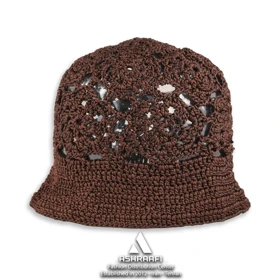 کلاه باکت قلاب بافی Crochet Bucket Hat HA200