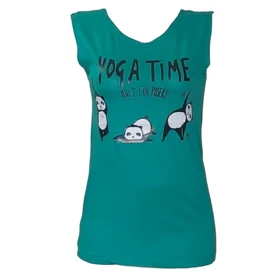 تاپ زنانه ویسکوز طرح پاندا