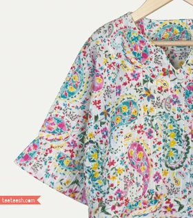 بلوز طرح بته جقه