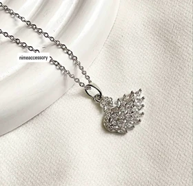 گردنبند نگین‌دار قو🦢