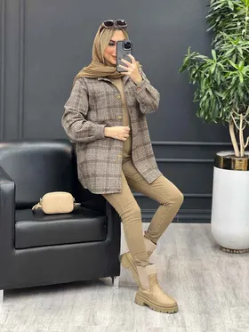 شکت چهارخونه دو جیب