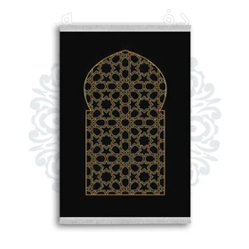 *جدید* فرشینه از جنس پارچه شانل مخمل ترک طرح فانتزی برند دفه کد 8