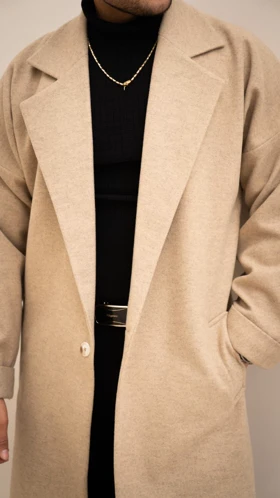 پالتو فوتر تک دکمه_کد4703